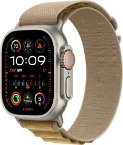 Apple Watch Ultra 2 (2024) 49mm Natural Titanium Case with Tan Alpine Loop Medium Apple Watch Ultra 2 (2024) 49mm Natural Titanium Case with Tan Alpine Loop Medium