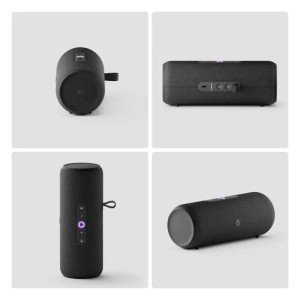 Умная портативная колонка Яндекс Станция Стрит с Алисой, чёрная, YNDX-00030BLK