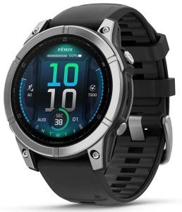 Умные часы Garmin Fenix E, 47 mm, AMOLED, Stainless Steel/Black, серебристый/черный Умные часы Garmin Fenix E, 47 mm, AMOLED, Stainless Steel/Black, серебристый/черный