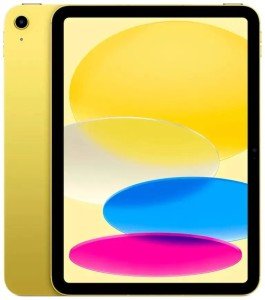 Планшет Apple iPad 11 2025, 256 ГБ, Wi-Fi + Cellular, iPadOS, желтый