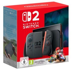 Игровая приставка Nintendo Switch V.2, Mario Kart Bundle, черный Игровая приставка Nintendo Switch V.2, Mario Kart Bundle, черный