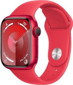 Умные часы Apple Watch Series 9 45 мм, S/M 130-180, Aluminium Case GPS, красный Умные часы Apple Watch Series 9 45 мм, S/M 130-180, Aluminium Case GPS, красный