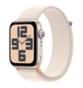 Часы Apple Watch SE 2023 GPS 44mm Starlight Aluminum Case with Sport Loop Starlight (Сияющая звезда)