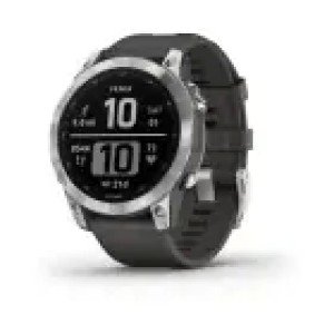 Умные часы Garmin FENIX 7 серебристый с черным ремешком(Silver with Graphite Band)