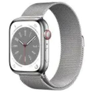 Apple Watch Series 8 GPS + Cellular 41mm Stainless Steel Case with Milanese Loop (серебристый) Apple Watch Series 8 GPS + Cellular 41mm Stainless Steel Case with Milanese Loop (серебристый)