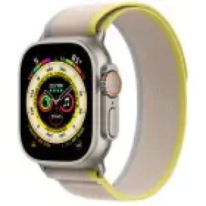 Умные часы Apple Watch Ultra GPS + Cellular 49мм Titanium Case with Yellow/Beige Trail Loop MQF23 Умные часы Apple Watch Ultra GPS + Cellular 49мм Titanium Case with Yellow/Beige Trail Loop MQF23