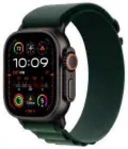Смарт-часы Apple Watch Ultra 2 49mm Black Titanium Case GPS+Cellular Alpine Loop Dark Green M Смарт-часы Apple Watch Ultra 2 49mm Black Titanium Case GPS+Cellular Alpine Loop Dark Green M