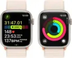 Умные часы Apple Watch Series 9 GPS 45mm Starlight Aluminum Case with Starlight Loop MR8V3 Умные часы Apple Watch Series 9 GPS 45mm Starlight Aluminum Case with Starlight Loop MR8V3