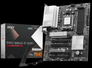 Материнская плата AMD B840 SAM5 ATX PRO B840-P WIFI MSI