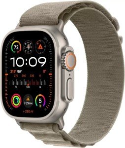 Умные часы Apple Watch Ultra 2 49 мм Titanium Case GPS + Cellular, Olive Alpine Loop Умные часы Apple Watch Ultra 2 49 мм Titanium Case GPS + Cellular, Olive Alpine Loop