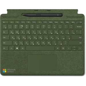 Клавиатура Microsoft Surface Pro 8/9/X Signature Alcantara Keyboard Forest (Зеленый) + Slim Pen Bundle Клавиатура Microsoft Surface Pro 8/9/X Signature Alcantara Keyboard Forest (Зеленый) + Slim Pen Bundle