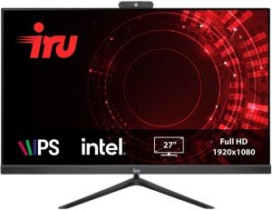 Моноблок iRU Office 27IH5P, 27" (1920x1080) IPS / Intel Core i5-11400 / 8 DDR4 / 512 ГБ SSD / Intel UHD Graphics / Без ОС, Черный (4640131327711)