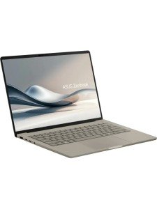Ноутбук ASUS Zenbook 14 UX3407QA-QD197W, 14" (1920x1200) OLED/Qualcomm Snapdragon X X1-26-100/16 ГБ DDR5/512 ГБ SSD/Qualcomm Adreno/Windows 11 Home, Бежевый (90NB1501-M00850)