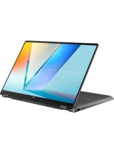 Ноутбук ASUS Vivobook 16 Flip TP3607SH-RJ043W, 16" (2880x1800) OLED 120 Гц/Intel Core Ultra 7 258V/32 ГБ DDR5/1024 ГБ SSD/NVIDIA GeForce RTX 5050 для ноутбуков (8 Гб)/Windows 11 Home, Серый (90NB15S1-M00210)