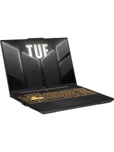 Ноутбук ASUS TUF Gaming F16 FX607VU-RL061, 16" (1920x1200) IPS 144 Гц/Intel Core 5 210H/32 ГБ DDR5/512 ГБ SSD/NVIDIA GeForce RTX 4050 для ноутбуков (6 Гб)/Без системы, Серый (90NR0N06-M002T0_32)