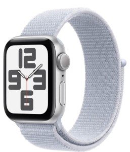 Смарт-часы Apple Watch SE (2024) ремешок Sport Loop 40 мм, дымчато-голубой Смарт-часы Apple Watch SE (2024) ремешок Sport Loop 40 мм, дымчато-голубой