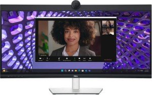 Монитор Dell 34" P3424WEB 3800R, 21:9, IPS, UHD, 5ms, 300cd, 60Hz, HDMI, DP, USB, USB-C, LAN, CAM, SPK, HAS