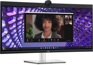 Монитор Dell 34" P3424WEB 3800R, 21:9, IPS, UHD, 5ms, 300cd, 60Hz, HDMI, DP, USB, USB-C, LAN, CAM, SPK, HAS