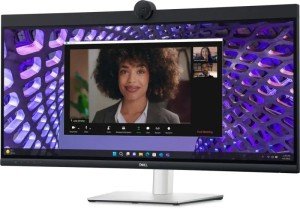 Монитор Dell 34" P3424WEB 3800R, 21:9, IPS, UHD, 5ms, 300cd, 60Hz, HDMI, DP, USB, USB-C, LAN, CAM, SPK, HAS