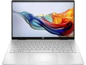 Ноутбук HP Pavilion 14-EK200 14" 1920x1080/Intel Core Ultra 5-120U/RAM 16Гб/SSD 512Гб/Windows 11 Home серебристый 1.6 кг 8X328AV-1 