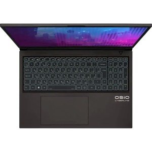 Ноутбук OSiO CyberLine C160i, 16.1" (1920x1200) IPS 165 Гц/Intel Core i7-12650H/16 ГБ DDR4/512 ГБ SSD/NVIDIA GeForce RTX 4060 для ноутбуков (8 Гб)/Без системы, Коричневый (C160I-004)