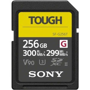 Карта памяти Sony SDXC 256GB Tough UHS-II 299/300Mb/s U3 V90 (SF-G256T)