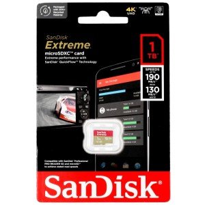 Карта памяти Sandisk Extreme, 1 ТБ MicroSDXC Карта памяти Sandisk Extreme, 1 ТБ MicroSDXC