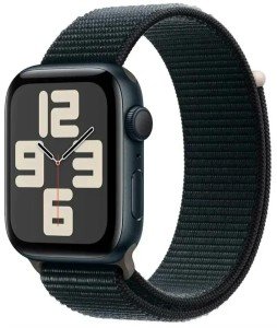 Часы Apple Watch SE GPS 44mm 2023 (Gen 2) Midnight Aluminium Case/Midnight Sport Loop Часы Apple Watch SE GPS 44mm 2023 (Gen 2) Midnight Aluminium Case/Midnight Sport Loop