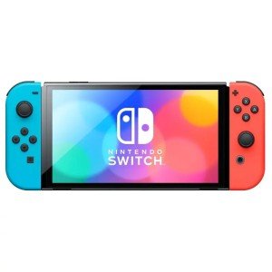 Игровая приставка Nintendo Switch OLED 64 ГБ, неоновый синий/неоновый красный Игровая приставка Nintendo Switch OLED 64 ГБ, неоновый синий/неоновый красный