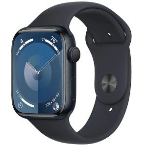 Умные часы Apple Watch Series 9 GPS, 45mm Midnight Aluminium Case with Midnight Sport Band - M/L Умные часы Apple Watch Series 9 GPS, 45mm Midnight Aluminium Case with Midnight Sport Band - M/L
