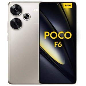Смартфон Xiaomi POCO F6 12/512 ГБ Global, Dual nano SIM, титановый Смартфон Xiaomi POCO F6 12/512 ГБ Global, Dual nano SIM, титановый