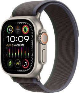 Часы Apple Watch Ultra 2 49 мм, S/M, Titanium Case with Blue/Black Trail Loop Часы Apple Watch Ultra 2 49 мм, S/M, Titanium Case with Blue/Black Trail Loop