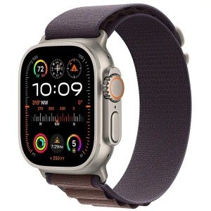 Умные часы Apple Watch Ultra 2 GPS + Cellular, 49mm Titanium Case with Indigo Alpine Loop - Small Умные часы Apple Watch Ultra 2 GPS + Cellular, 49mm Titanium Case with Indigo Alpine Loop - Small