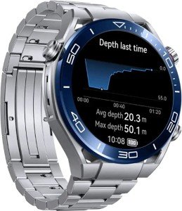 Смарт-часы HUAWEI WATCH Ultimate Titanium 55020AGQ серебристый / серебристый