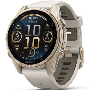 Смарт-часы Garmin Fenix 8 43mm Amoled Sapphire (010-02903-11) Soft Gold with Fog Gray/Dark Sandstone Silicone Band Смарт-часы Garmin Fenix 8 43mm Amoled Sapphire (010-02903-11) Soft Gold with Fog Gray/Dark Sandstone Silicone Band