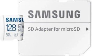 Карта памяти microSDXC UHS-I Samsung EVO Plus 128 ГБ, 160 МБ/с, Class 10, MB-MC128SA/EU, переходник SD Карта памяти microSDXC UHS-I Samsung EVO Plus 128 ГБ, 160 МБ/с, Class 10, MB-MC128SA/EU, переходник SD