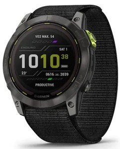 Умные часы Garmin Enduro 2, угольно-серый DLC титановый с нейлоновым ремешком UltraFit ( 010-02754-01) Умные часы Garmin Enduro 2, угольно-серый DLC титановый с нейлоновым ремешком UltraFit ( 010-02754-01)