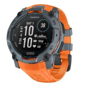 Умные часы Garmin Instinct 3 50mm Solar, серый с оранжевым ремешком (010-02935-01) Умные часы Garmin Instinct 3 50mm Solar, серый с оранжевым ремешком (010-02935-01)