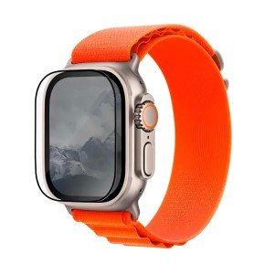 Защитное стекло Uniq OPTIX VIVID CLEAR для Apple Watch ULTRA 49мм., прозрачное с рамкой 