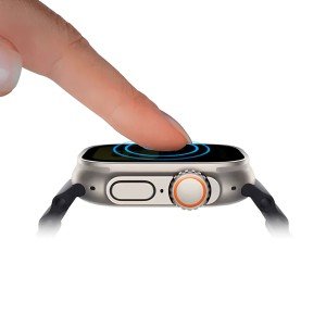 Защитное стекло Uniq OPTIX VIVID CLEAR для Apple Watch ULTRA 49мм., прозрачное с рамкой 