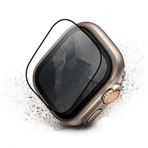 Защитное стекло Uniq OPTIX VIVID CLEAR для Apple Watch ULTRA 49мм., прозрачное с рамкой 