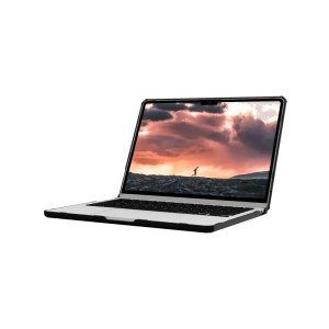 Чехол UAG Plyo для MacBook AIR 13" M2-M4, прозрачный/черный (Ice/Black) 