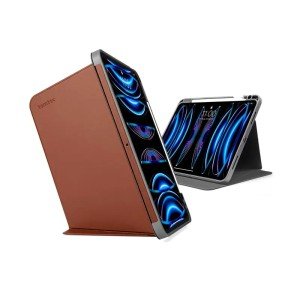 Чехол для iPad Pro 12.9 Tomtoc (2021/22) Tri-use Folio B02 PU/TPU Brown