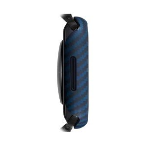 Чехол PITAKA Air Case для Apple Watch 45мм 7/8/9 чёрно/синий (полоска) 