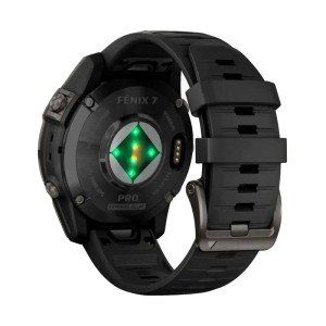 Garmin FENIX 7 PRO Sapphire Solar титановый угольно-серый DLC с черным ремешком 
