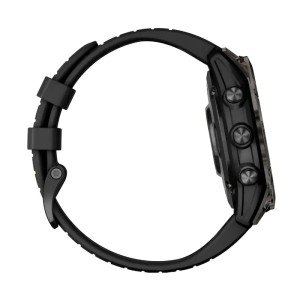 Garmin FENIX 7 PRO Sapphire Solar титановый угольно-серый DLC с черным ремешком 