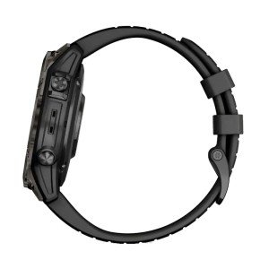 Garmin FENIX 7 PRO Sapphire Solar титановый угольно-серый DLC с черным ремешком 