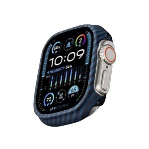 Чехол PITAKA Air Case для Apple Watch 49мм Ultra Black/Blue
