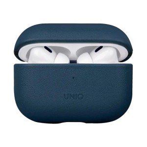 Кожаный чехол Uniq Terra Genuine Leather для AirPods PRO 2 (2022) Space Blue