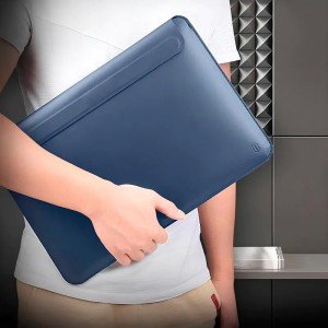 Конверт WIWU Skin Pro 2 Leather Sleeve For MacBook Pro 13.3 Blue